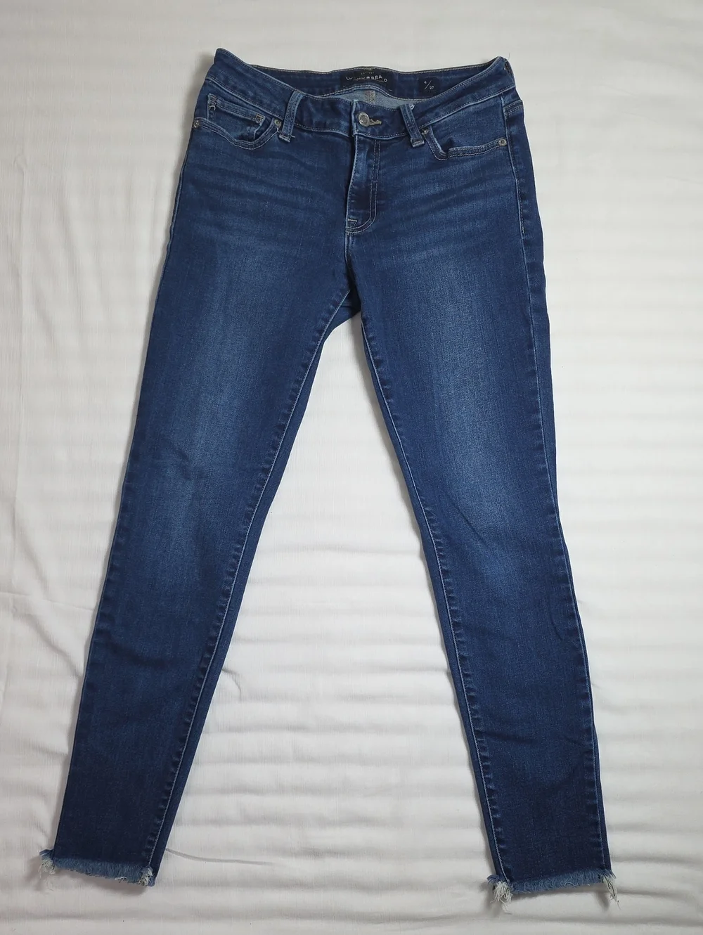 0787 Lucky Brand Women's Dark Indigo Skinny Jeans; 4/27